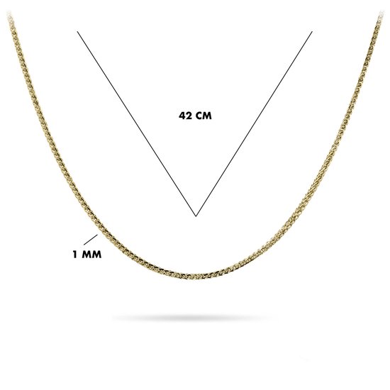 Gisser Jewels - Collier - 14k Goud - 42+3 cm