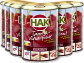 HAK Taart- & Vlaaifruit Kersen - Tray 6x430 gram - Voor koken en bakken - Handig voor Monchoutaart - Lekker bij Toetjes - Vegan