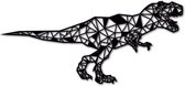 Houten Dierenkop - T-Rex - Middel, Zwart MDF