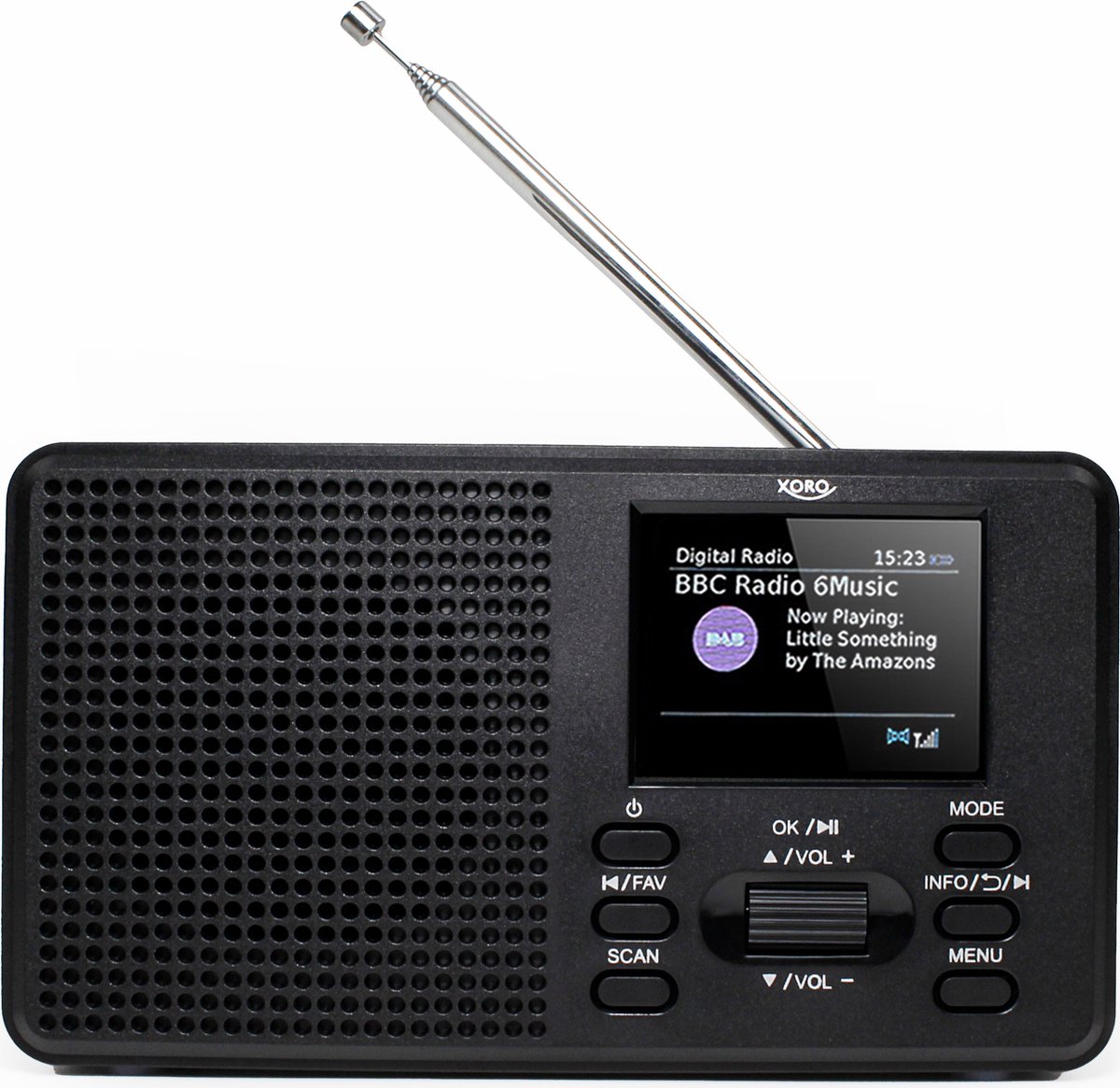 Xoro DAB 142 DAB+ - FM draagbare radio met bluetooth