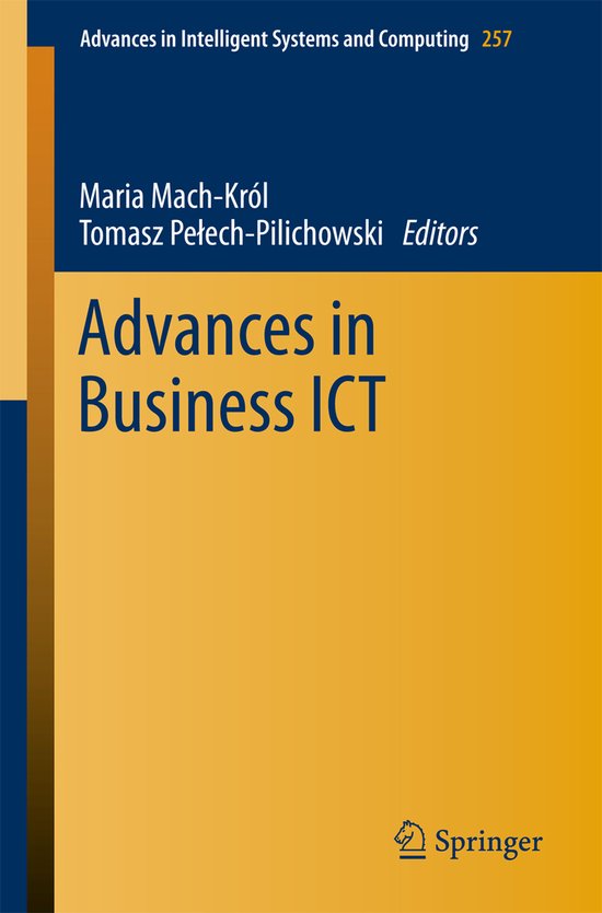 Advances in Business Ict - cover