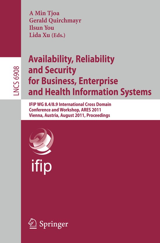 Availability, Reliability and Security for Business, Enterpr ... - cover