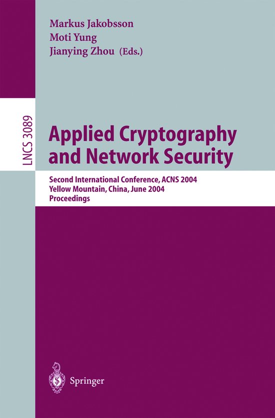 Applied Cryptography and Network Security - cover