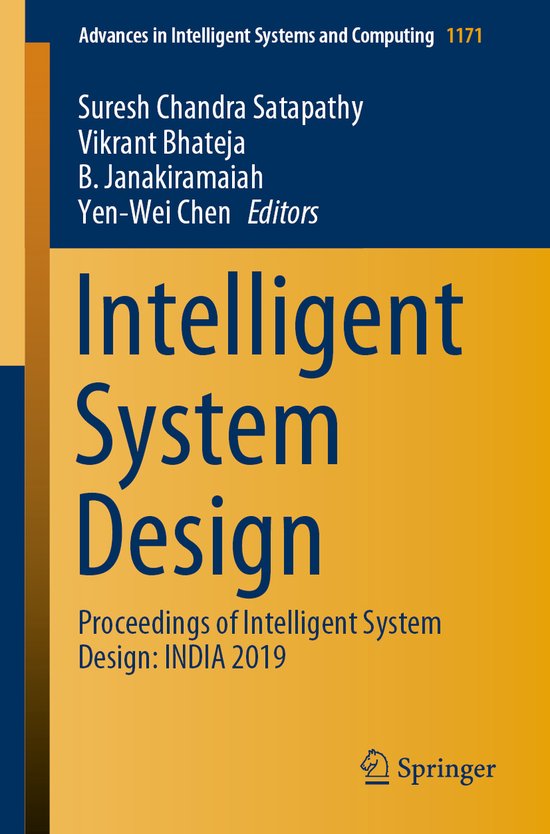 Intelligent System Design - cover