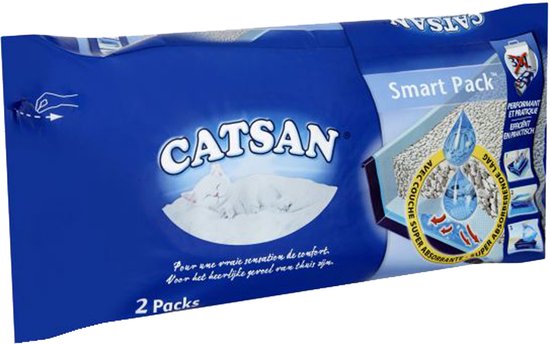 Catsan Smart Pack Kattenbakvulling - 2 x 4 L