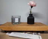 Vase à Fleurs - Klein Vase à Fleurs - Zwart - 10 x 8 cm - Vase Décoratif - Acryl