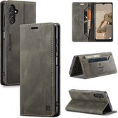 CaseMe - Telefoonhoesje geschikt voor Samsung Galaxy A14 5G - Wallet Book case - Met extra vak - Bruin