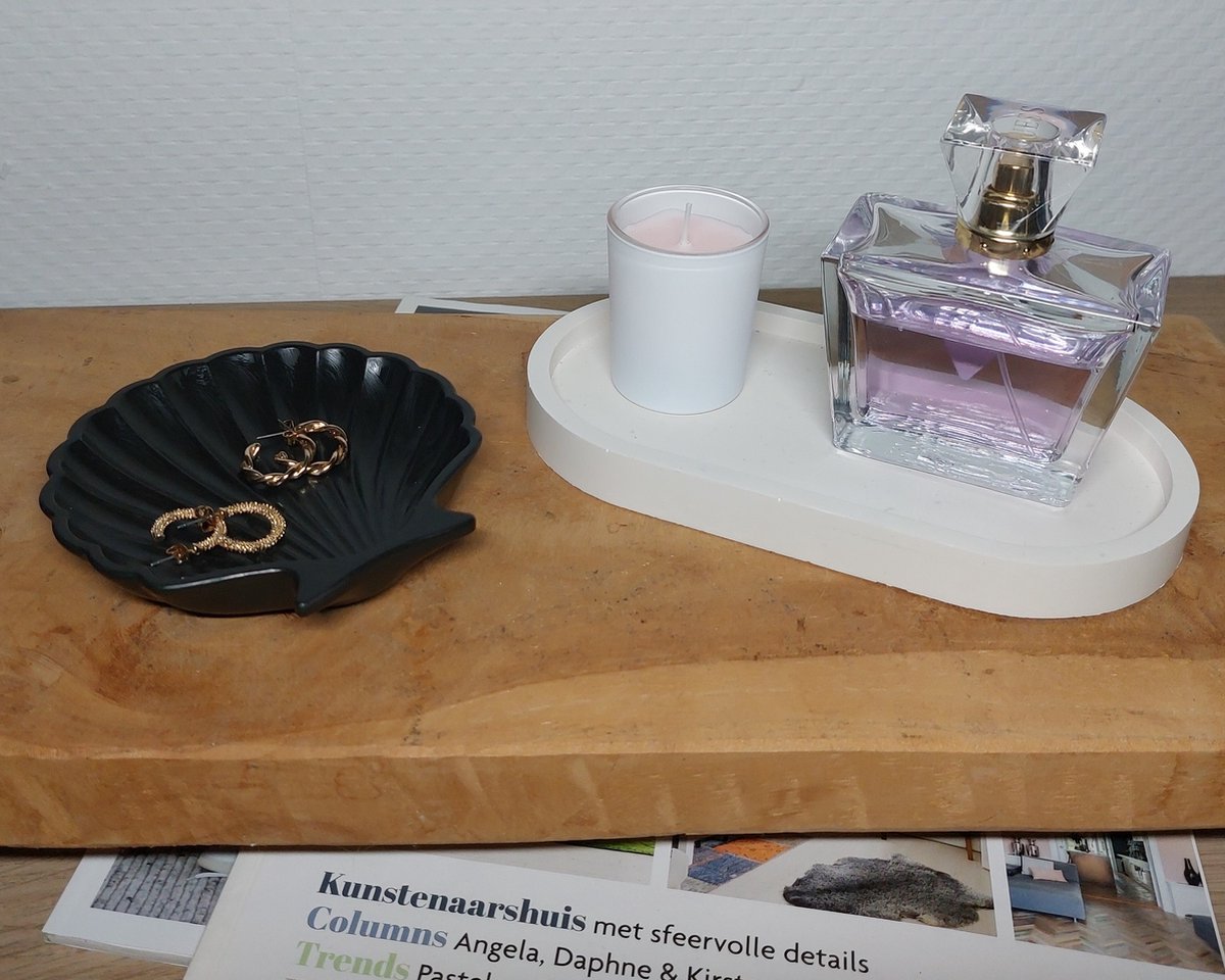 OrnaShell | Keramische schelp sieraden opbergdoos - Decoratieve sierad