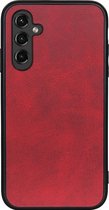 Mobigear Hoesje geschikt voor Samsung Galaxy A14 Telefoonhoesje Hardcase | Mobigear Excellent Backcover | Galaxy A14 Case | Back Cover - Rood