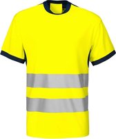 Projob 6009 T-shirt Geel/Marineblauw maat L