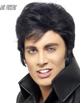 Elvis Presley™ -pruik voor mannen - Verkleedpruik - One size