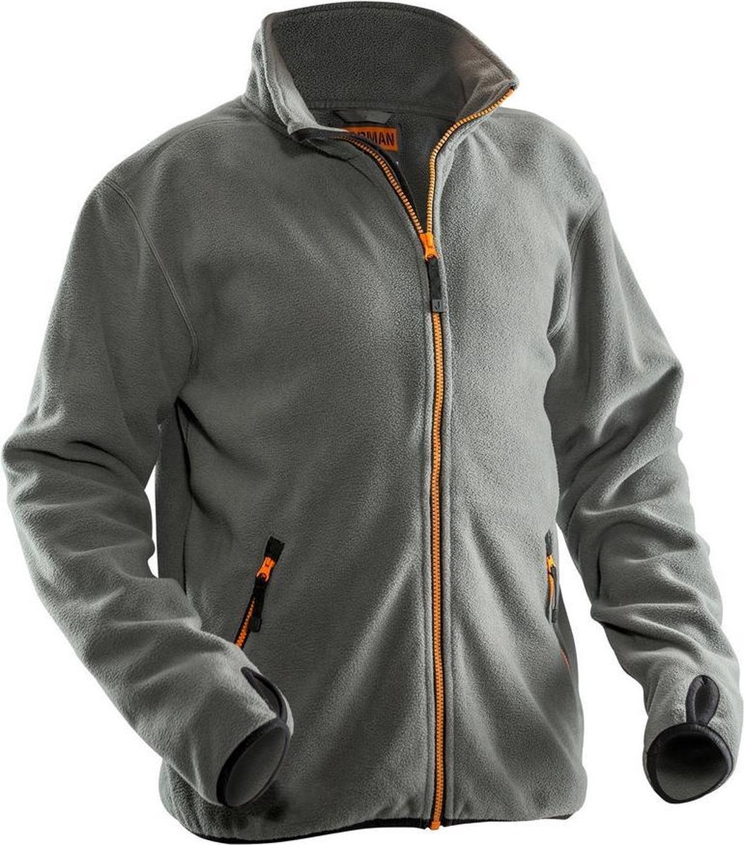 Jobman 5501 Fleece Jacket 65550175 - Donkergrijs - 3XL
