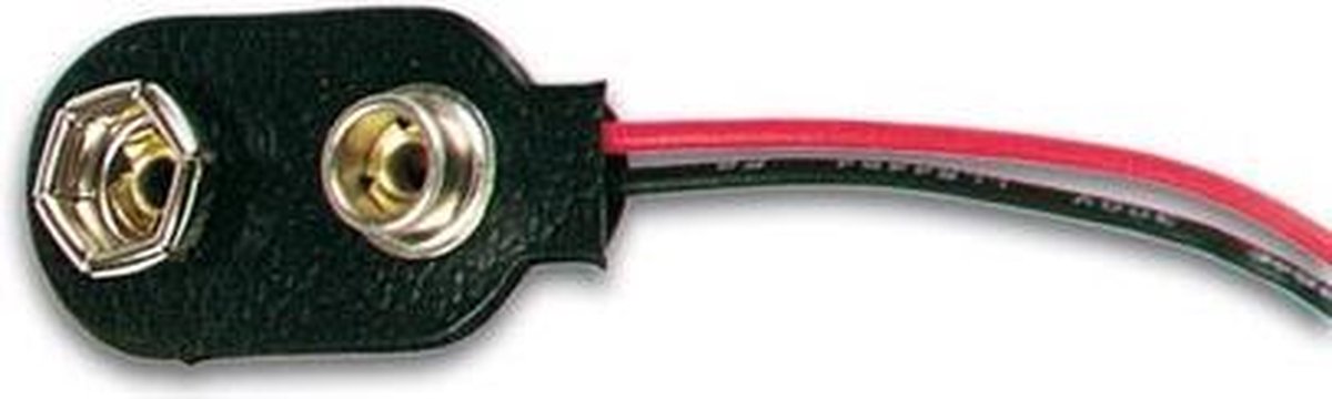 Batterijclip Voor 1 X 9V-Cel (