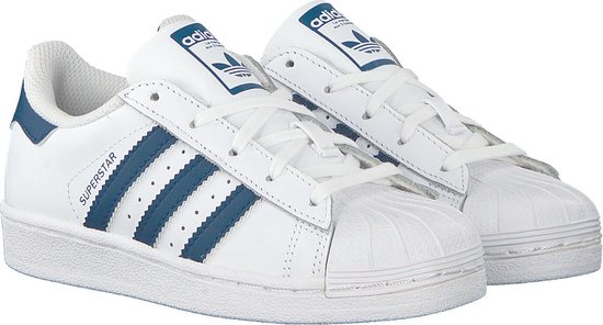 adidas Superstar Kids Sneakers - Ftwr White/Ftwr White/Legend Marine - Maat  30 | Bestel nu!