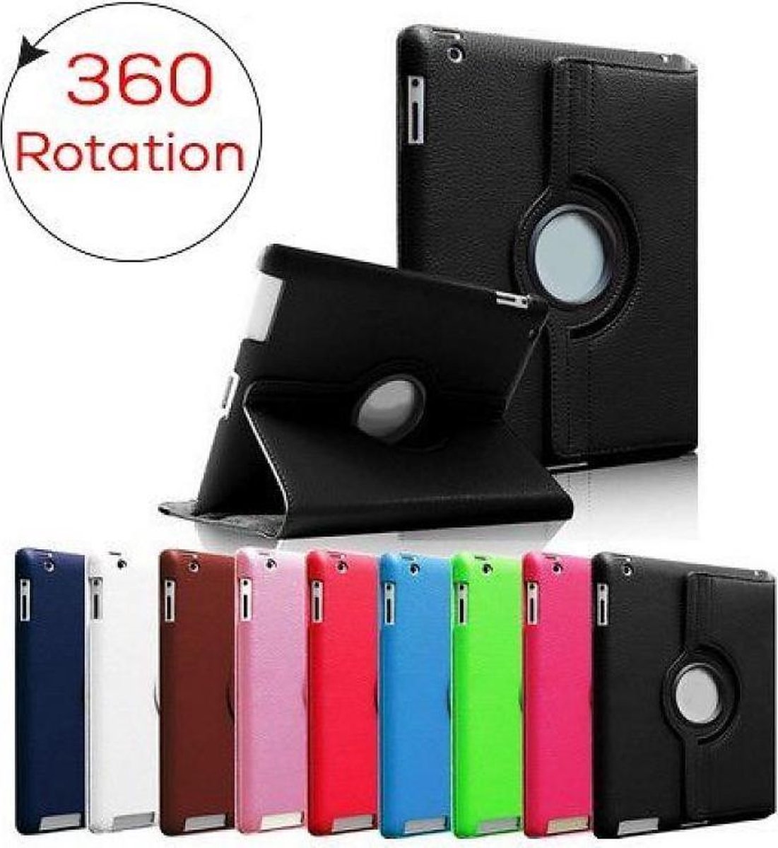 360 Rotation Protect Case Tab 1/2 10.1 P5100/P7500 - Paars