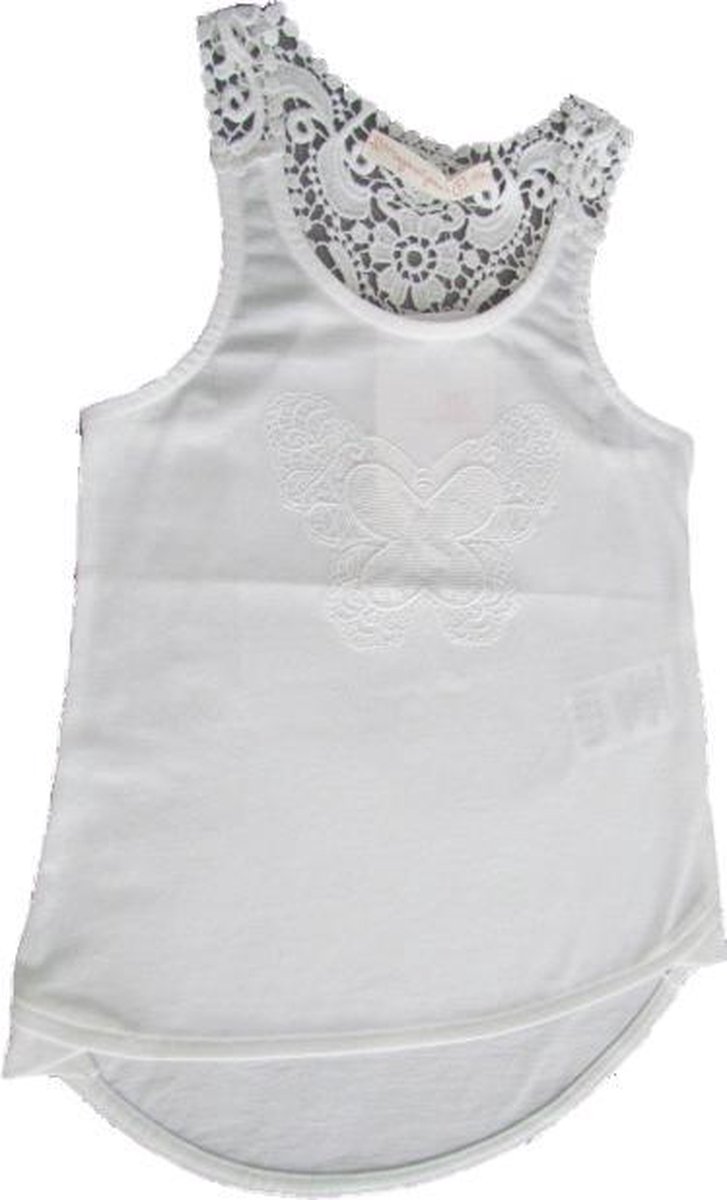 Mayoral Meisjes Zomer Topje - Off white - Maat 110