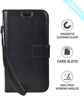 Motorola Moto G4 / G4 Plus Portemonnee hoesje - Zwart