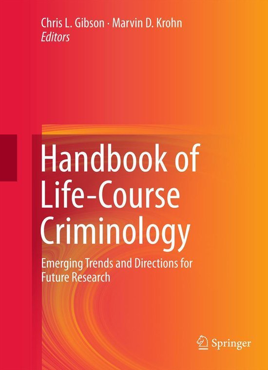 Handbook of Life-Course Criminology - cover