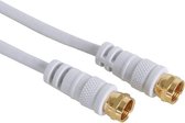 HQ Products - F-Connector Kabel - wit - 5 meter