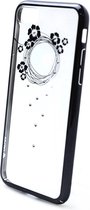 Crystal Garland Case Cover PC voor Apple iPhone 7 / 8 en SE (2020)- Zwart