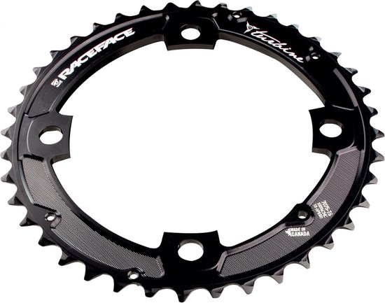 Plateau Stronglight Dural 5083 38 Dents 110 BCD Noir - Pour Transmission 9/10 Vitesses, Compatible Shimano, Vélo Route