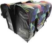 Beck Type Classic - Dubbele Fietstas - 46 l - Zwart/Multicolor