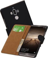 Bookstyle Wallet Case Hoesjes Geschikt voor Huawei Mate 9 Zwart