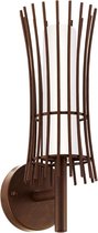 EGLO Raiano - Buitenverlichting - Wandlamp - 1 Lichts - Antiek-Bruin - Wit