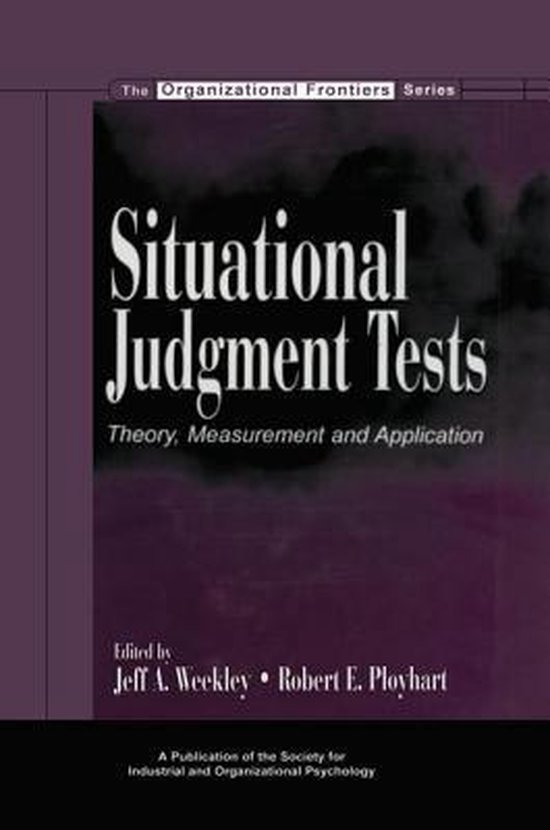 Situational Judgment Tests - cover