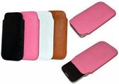 Nokia Lumia 925 hoesje, Luxe PU Leren Sleeve, Kleur Roze, merk i12Cover