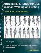 Artists Reference Images - Woman Walking and Sitting