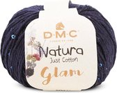 D.M.C. Natura Glam donkerblauw 28 Just Cotton PAK MET 10 BOLLEN a 50 GRAM.