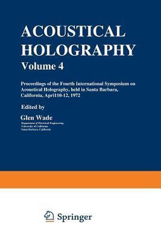 Acoustical Holography - cover