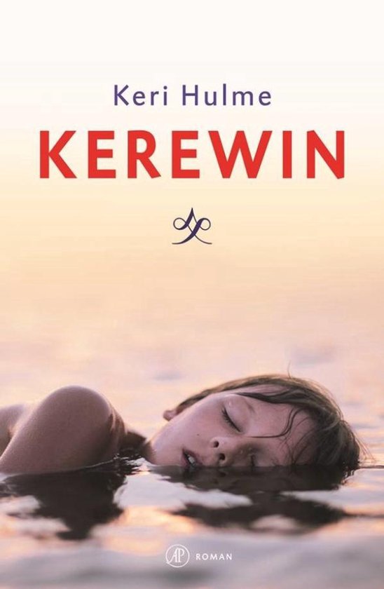 Boekomslag van Kerewin met een jong meisje dat in het water drijft. Keri Hulme