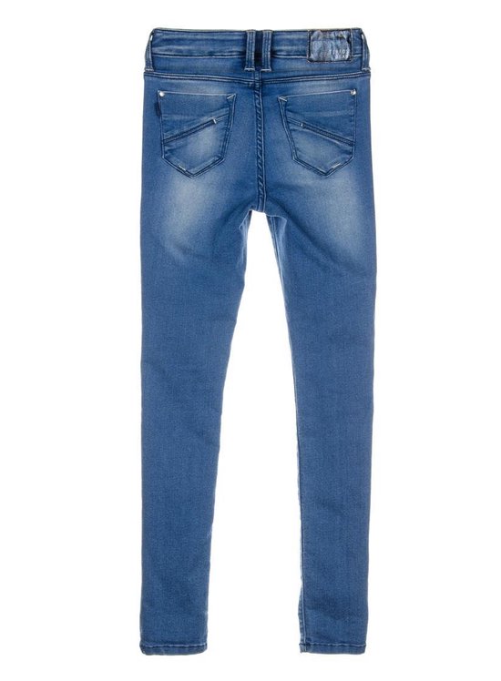 Reserveren regeling Vakantie Tiffosi Girls-meisjes- Emma 3 M10- skinny jeans/broek/spijkerbroek-kleur:  blauw-maat 140 | bol.com