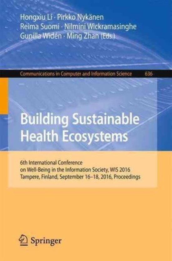 Building Sustainable Health Ecosystems - cover