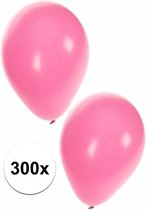 Lichtroze ballonnen 300 stuks