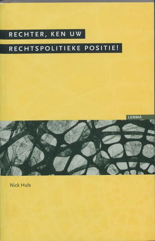Rechter, Ken Uw Rechtspolitieke Positie! - cover