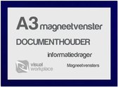 Magneetvenster A3 - Blauw