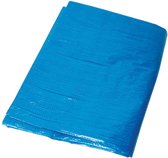 Silverline Afdekzeil/dekzeil - blauw - waterdicht - UV bestendig - kunststof 65 gr/m2 - 240 x 300 cm