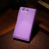 Sony Xperia Z3 Compact Stand Case Hoesje Paars