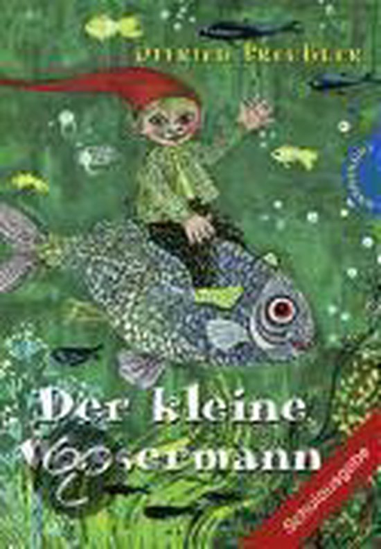 Boekomslag 'Der kleine Wassermann. Schulausgabe' met een elfje op een vis.