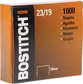 11x Bostitch nietjes 23-19-1M, 19mm, verzinkt, voor 00540