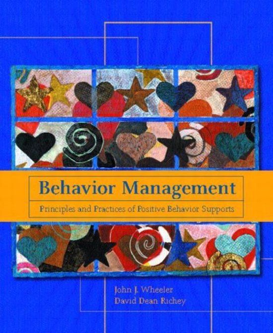 Behavior Management, John J. Wheeler 9780130939890 Boeken
