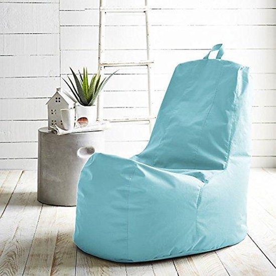 Loungestoel - voor binnen en buiten - zitzak - 85cm x 80cm - Portofino Blue