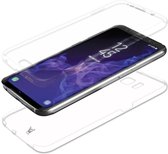 Samsung Galaxy S9+ Plus - Voor en Achterkant 360 Graden Bescherming Shockproof Siliconen Gel TPU Case Screenprotector Transparant Cover Hoesje - (0.5mm)
