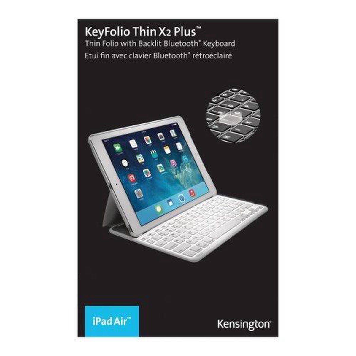 | Kensington KeyFolio Thin X2 Plus Toetsenbord en | Kensington KeyFolio Thin X2 Plus Toetsenbord en