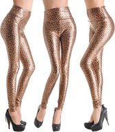 Leather Look Legging – Maat M – Luipaard