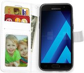 Samsung Galaxy A9 2018 portemonnee hoesje - Wit