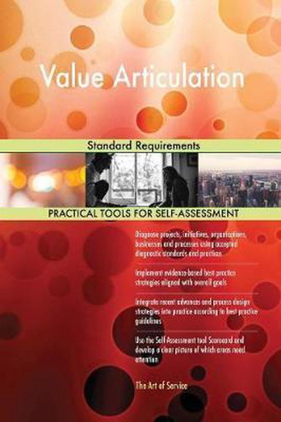 Value articulation standard requirements 9780655439042 gerardus